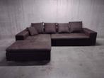 Grote zetel / bank / lounge / sofa, Huis en Inrichting, Zetels | Zetels, Ophalen, Hout, Gebruikt, 100 tot 125 cm