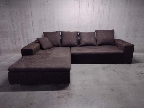 Grote zetel / bank / lounge / sofa, Huis en Inrichting, Zetels | Zetels, Gebruikt, Hoekbank, Vierpersoons of meer, 300 cm of meer