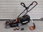 grasmaaier + trimmer + accuboor + 4 batterijen, Ophalen of Verzenden, Zo goed als nieuw