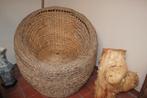 Stijlvolle Vintage Ronde Rotan Stoel, Huis en Inrichting, Stoelen, Ophalen, Gebruikt, Vintage Rotan, Overige kleuren