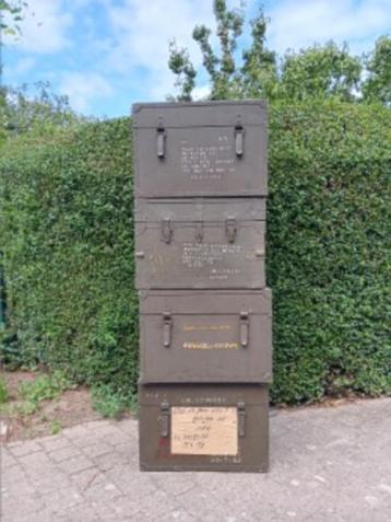 houten legerkoffer, Enlèvement, Armée de terre, Caisse ou Géocache