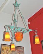 Art nouveau Luchter - Muller Fréres Luneville., Antiek en Kunst, Ophalen of Verzenden