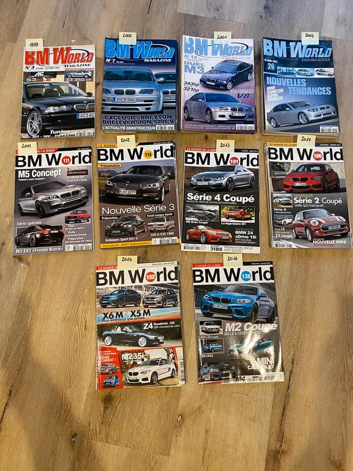 BM WORLD-tijdschriften van 1999 tot 2010, Verzamelen, Tijdschriften, Kranten en Knipsels, Tijdschrift, 1980 tot heden