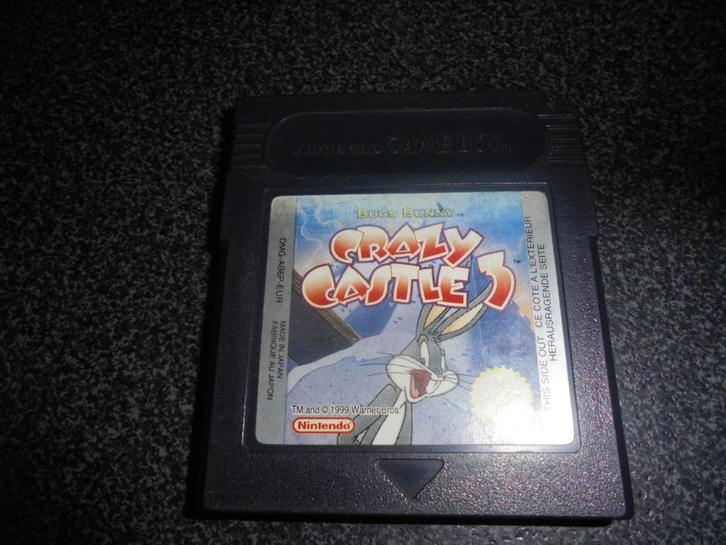 Game boy color Bugs Bunny Crazy Castle 3 (orig), Games en Spelcomputers, Games | Nintendo Game Boy, Gebruikt, Ophalen of Verzenden