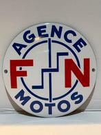 Geëmailleerd bord - Fabrique Nationale de Arme Herstal, Antiek en Kunst, Antiek | Email, Ophalen of Verzenden