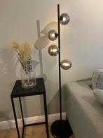 Metalen zwarte staanlamp, inclusief lichtbron, Ophalen, Zo goed als nieuw