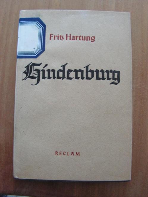 Livret ancien « Hindenburg »., Antiquités & Art, Antiquités | Livres & Manuscrits, Enlèvement ou Envoi