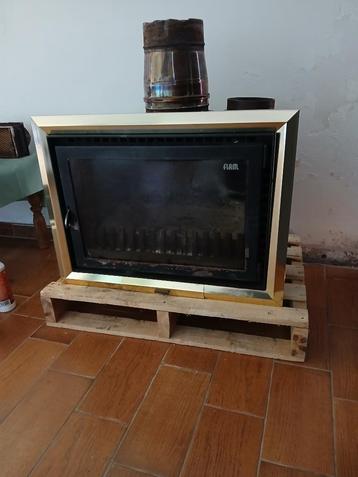 Insert à bois FLAM, Encastré, Enlèvement, Utilisé, Bois