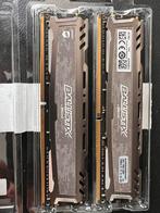 32 GB RAM DDR4 3200 MHz — Crucial Ballistix (2  16 GB), Computers en Software, RAM geheugen, Ophalen, 32 GB, DDR4, Zo goed als nieuw