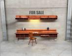 Uniek mid century-jaren 50 floating desk, Antiek en Kunst, Ophalen