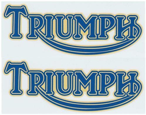 Triumph sticker set #1, Motoren, Accessoires | Stickers, Verzenden