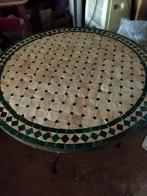 Belle table traditionelle marocaine, Maison & Meubles, Comme neuf, Rond, Enlèvement