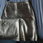 VANESSA BRUNO *JUPE EN CUIR DORÉ*NEUVE*PETITE*, Neuf, Autres couleurs, VANESSA BRUNO, Enlèvement