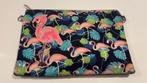 Multicolor handtas met flamingo's, Ophalen of Verzenden, Nieuw, Blauw, Handtas