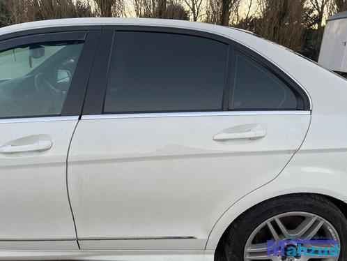 MERCEDES C KLASSE W204 WIT 650 links achter deur 2007-2011, Auto-onderdelen, Carrosserie, Deur, Mercedes-Benz, Gebruikt, Ophalen of Verzenden