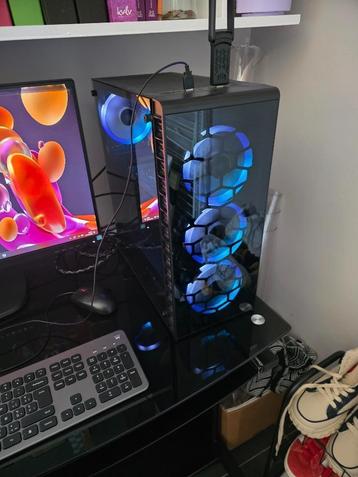 game desktop met glazen wanden, Enlèvement, Gaming, SSD, Comme neuf