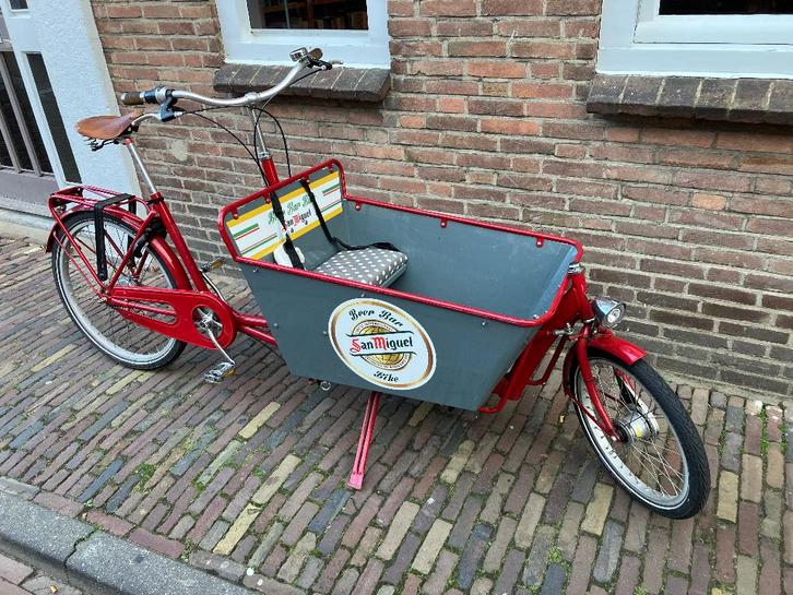 Achielle bakfiets, Vélos & Vélomoteurs, Vélos | Vélos avec bac, Utilisé, Autres marques, 2 enfants, Bâche, Enlèvement