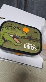 Mepal Brooddoos Dino +vorkje en verdeelbakje, bewaarbeker, Ophalen of Verzenden, Gebruikt