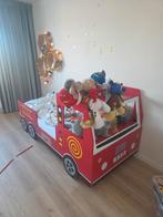 Brandweerbed, Ophalen, 85 tot 100 cm, Zo goed als nieuw, Lattenbodem