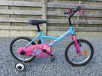 Kinderfiets meisje, Fietsen en Brommers, Ophalen, Zijwieltjes, Gebruikt, Decatlon