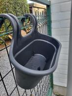 Ovale hangende plantenbak, 12 stuks beschikbaar, Tuin en Terras, Ophalen, Kunststof, Minder dan 30 cm, Minder dan 60 cm