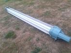 4 identieke vintage lampen industrial tl, Huis en Inrichting, Ophalen, Gebruikt