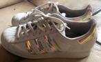 adidas superstar gold metallic-blue maat 40,in goede staat !, Adidas, Ophalen of Verzenden, Sneakers, Gedragen