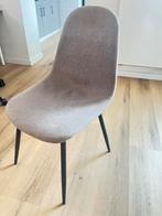 6 grijze stoffen stoelen, Ophalen, Gebruikt, Grijs, Stof