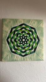 Dessin de mandala en patchwork, Antiquités & Art, Art | Peinture | Abstraite, Enlèvement