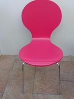 chaises bois - pieds chromés : 4 pièces, Maison & Meubles, Chaises, Autres couleurs, Contemporain, Enlèvement, Utilisé