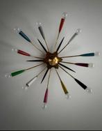 MidCentury Sputnik Multi-Colored Spider Lamp 1960, Ophalen, Metaal, Midcentury, modern, space age