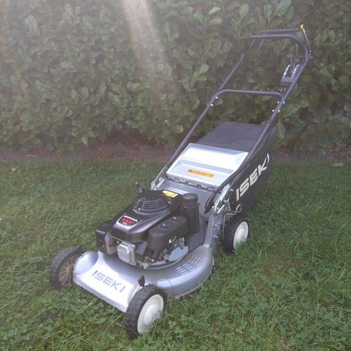 Iseki Grasmaaier 53 cm, Tuin en Terras, Grasmaaiers, Gebruikt, Benzine-grasmaaier, 50 cm of meer, Cirkelmaaier, Opvangzak, Versnellingen