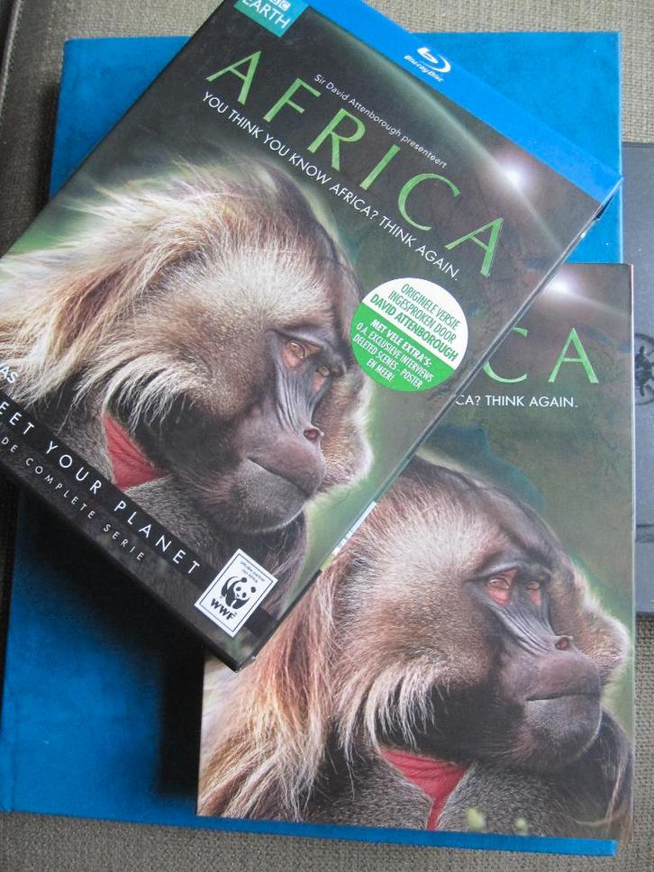 BBC Earth Africa - De Complete Serie (4 disc) BLU-RAY, Cd's en Dvd's, Dvd's | Documentaire en Educatief, Zo goed als nieuw, Natuur