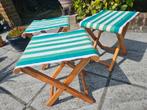 Stevige vintage opvouwbare camping stoeltjes, Ophalen, Zo goed als nieuw