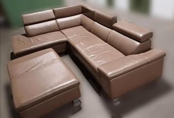 Divan avec méridienne, Enlèvement, Utilisé, Cuir