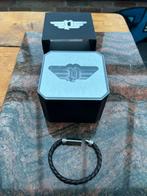Bracelet cuir fin POLICE, Bijoux, Sacs & Beauté, Bracelets, Enlèvement, Comme neuf, Brun, Cuir