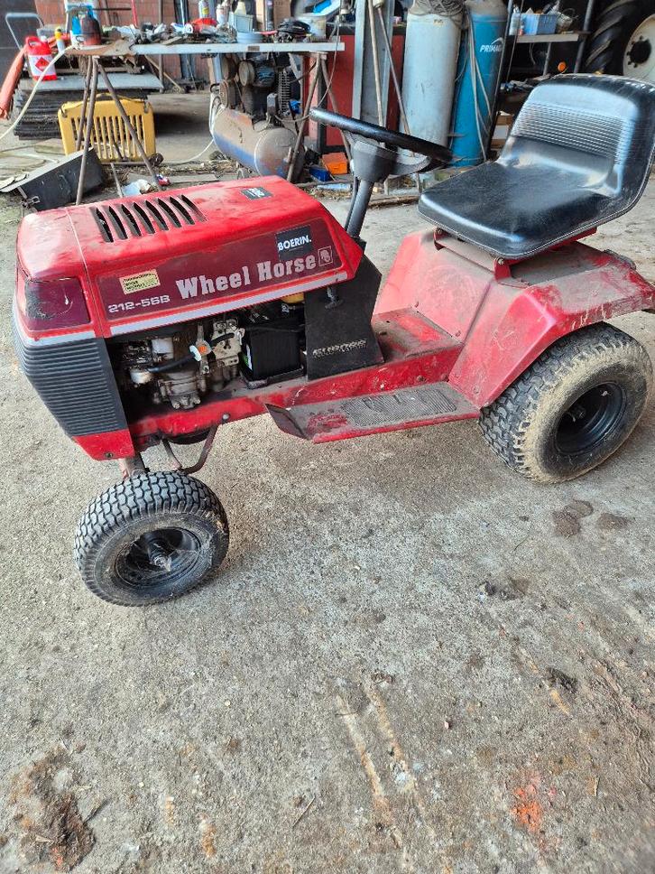 Wheel horse zitmaaier, Tuin en Terras, Zitmaaiers, Gebruikt, Minder dan 90 cm, Elektrische starter, Versnellingen, Ophalen