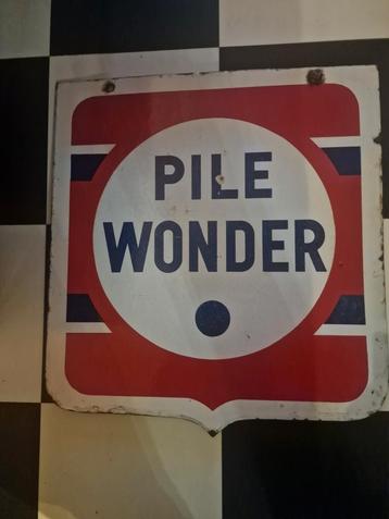 Reclame bord pile wonder beschikbaar voor biedingen