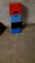 Plastïk bakken, Ophalen