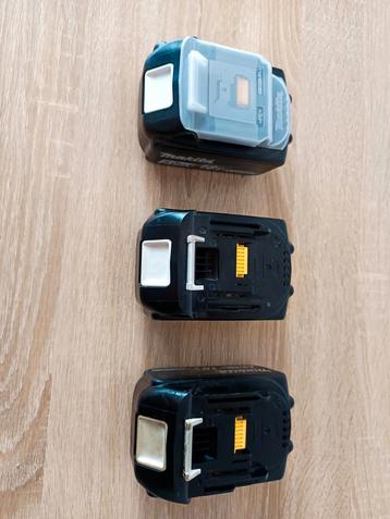 3 makita 5ah batterijen te koop beschikbaar voor biedingen