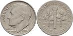 USA 1 Dime 1976 Roosevelt, Postzegels en Munten, Ophalen of Verzenden, Losse munt, Noord-Amerika