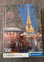 Clementoni puzzel “Night at the Eiffel Café”, Enlèvement, 500 à 1500 pièces, Comme neuf, Puzzle