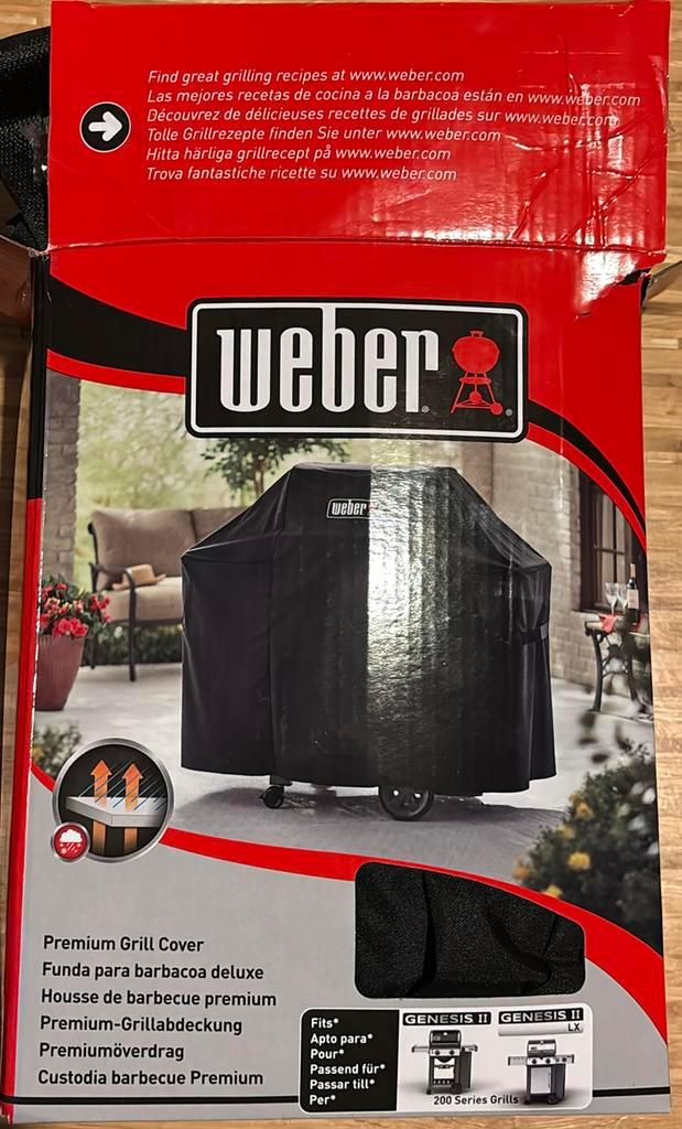 Weber 7133 - Premium hoes voor Genesis II 200-series bbq, Tuin en Terras, Barbecue-accessoires, Nieuw, Ophalen of Verzenden