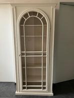 Vitrinekast wit met glazen deur en legplankjes, Huis en Inrichting, Kasten | Vitrinekasten, Ophalen, 50 tot 100 cm, 150 tot 200 cm