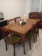 Table avec 6 chaises, Maison & Meubles, Salles à manger complètes, Enlèvement, Utilisé
