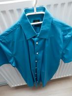 Blauw hemd merk Esprit te koop.M 38 slim fit, Kleding | Heren, Overhemden, Ophalen, Zo goed als nieuw, Blauw