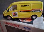 Miniature 1:35 Ford transit jaune., Ophalen, Zo goed als nieuw