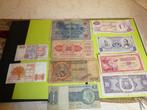 13 oude bankbiljetten.prijsdaling., Ophalen, Overige landen, Overige waardes