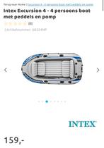 Intex boot 4 personen, Watersport en Boten, Ophalen, Zo goed als nieuw