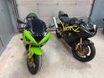 2x Kawasaki zx6r 2004 street + stunt + circuit, Motoren, Motoren | Kawasaki, 4 cilinders, Motorrijbewijs A, Super Sport, Particulier